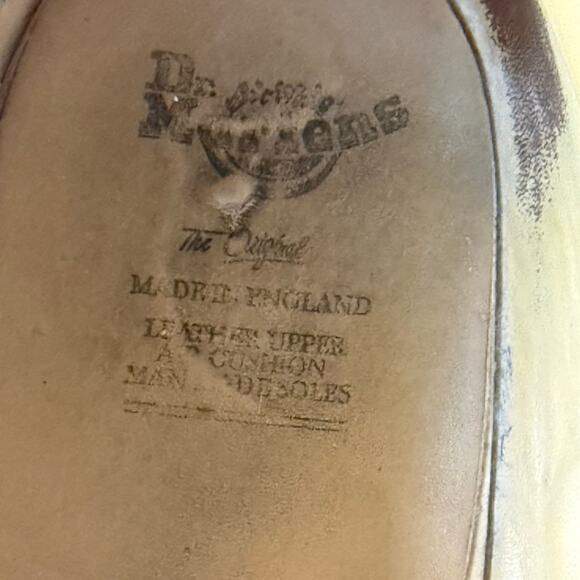 Vintage 90s DR MARTENS Shoes STEEL TOE 9875 Oxfords Made in ENGLAND UK 12 main image 8